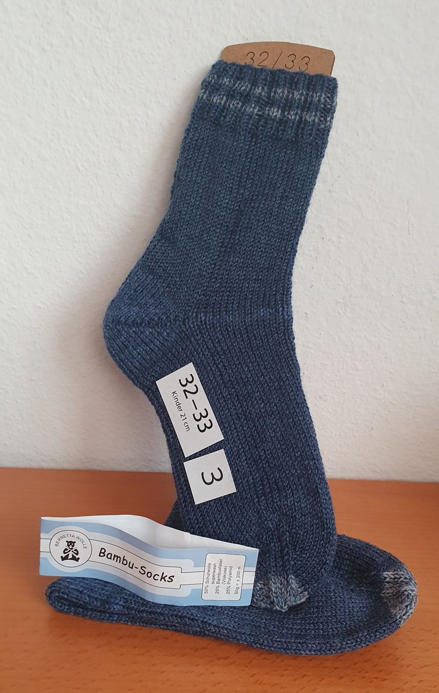 Calze per bambini: Kinder-Socken 32-33, Nr 3 – Nuovo e nell'imballaggio originale da Winterthur venduto da Baer49