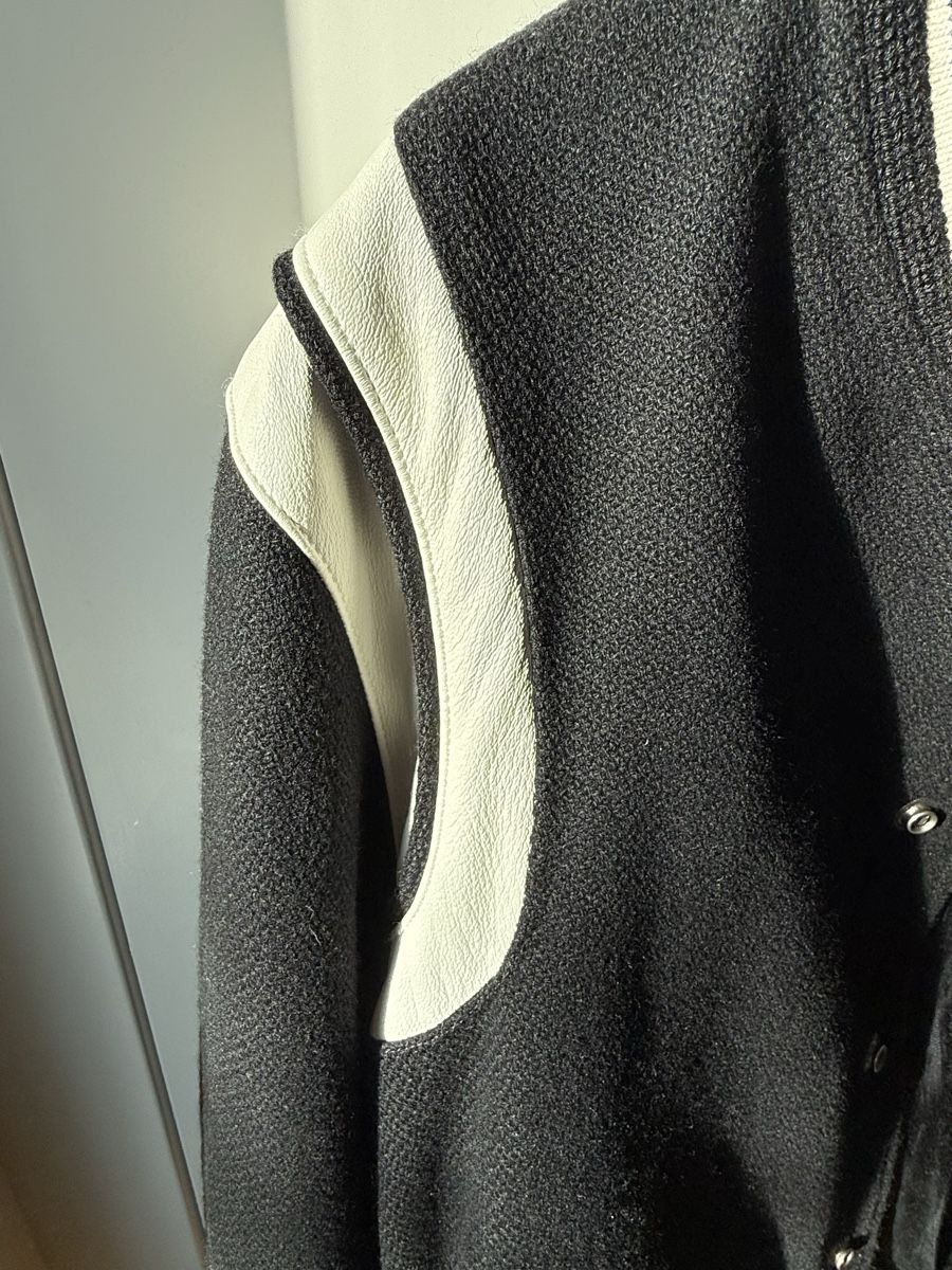 Saint Laurent Giacche: SAINT LAUTENT Blouson Noir-Blanc 48 – Usato da Zürich venduto da StarBurn 2