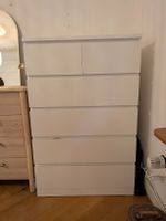 IKEA weisse MALM Kommode mit 6 Schubladen und viel Stauraum