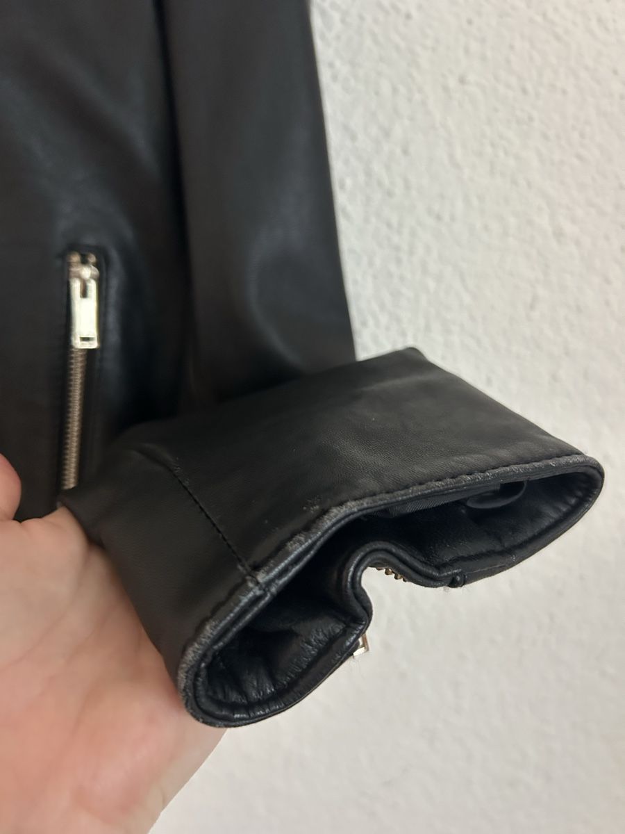 Mango Giacche: Mango MNG Echtleder Jacke, Gr. M, Schwarz – Usato da Nebikon venduto da icon.vintage 7