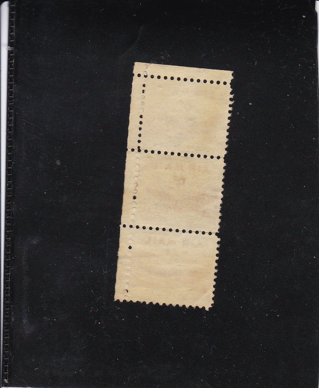 Tutti i francobolli: 3 originale rote US-Luftpostmarke, 6 Cent, USA, 1949 – Usato da Binningen venduto da Hahexa 1