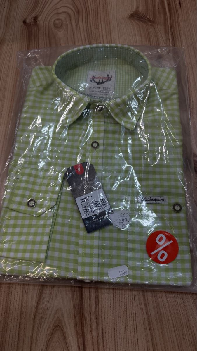 Camicie: Oktoberfest Hemd Gr. S – Nuovo e nell'imballaggio originale da Künten venduto da Aswang 1