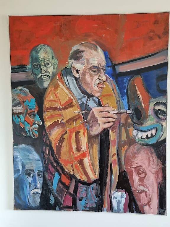 Dipinti: Hugo Bré 1914 Gemälde Öldbild – Usato da Au ZH venduto da PaintingAuction 2