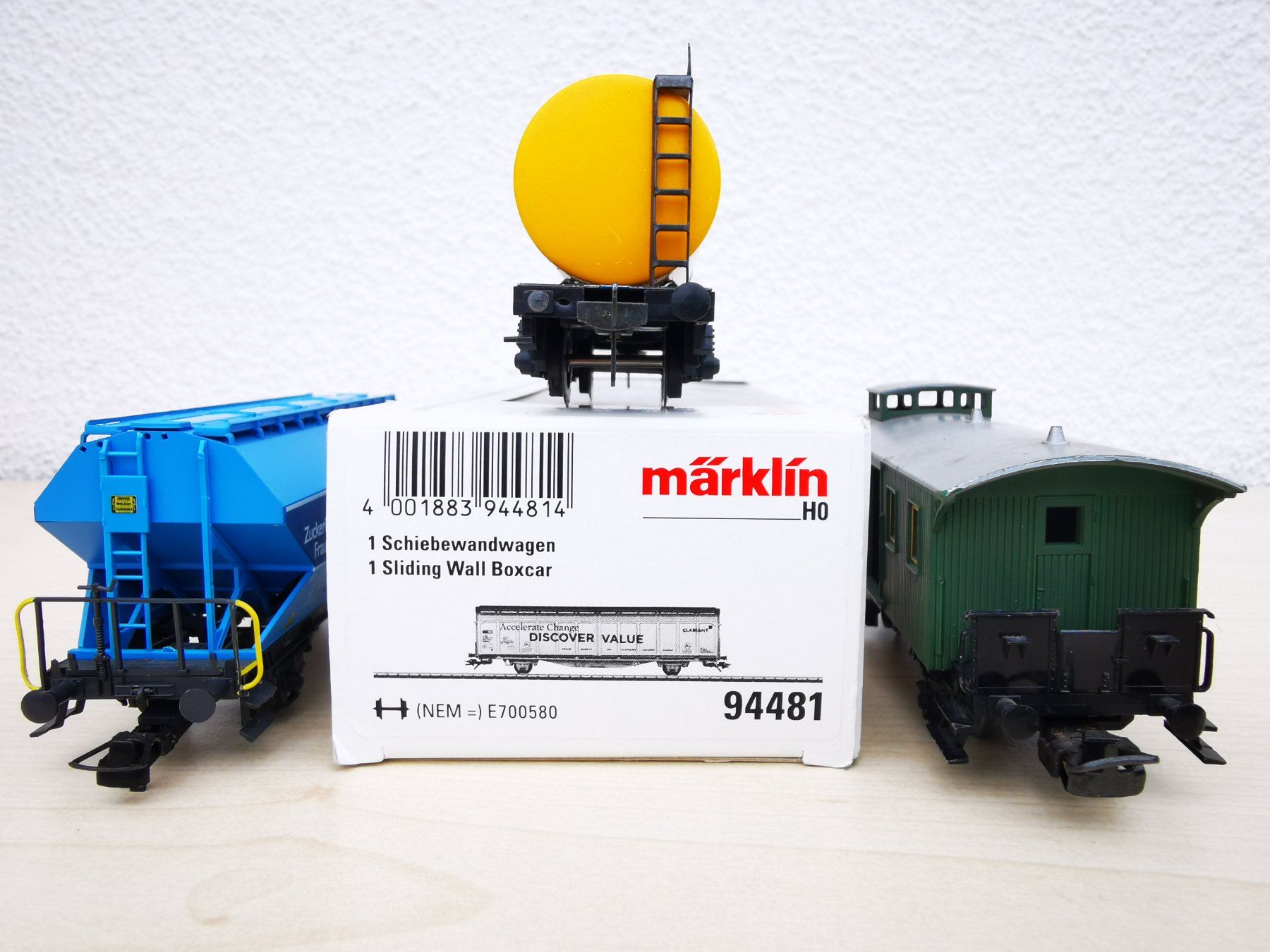 Märklin Modellini di ferrovie: 4 Stück, H0 Güterwagen, Roco,Märklin,Fleischmann – Usato da Felben-Wellhausen venduto da mac.ital 9