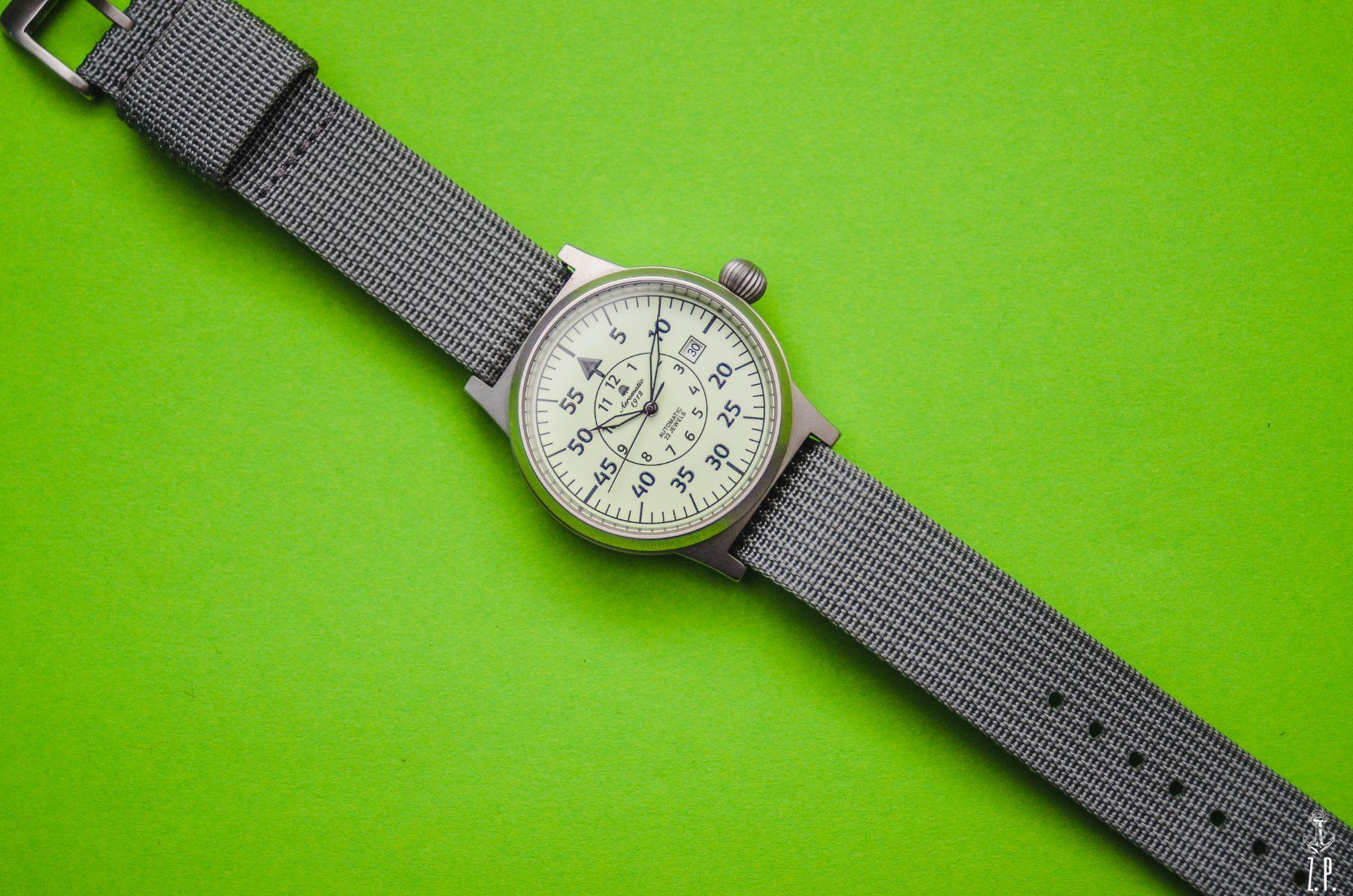 Orologi: Aeromatic Pilot Automatic Full Lumi Dial Watch – Usato da Boswil venduto da ZPwatches 1