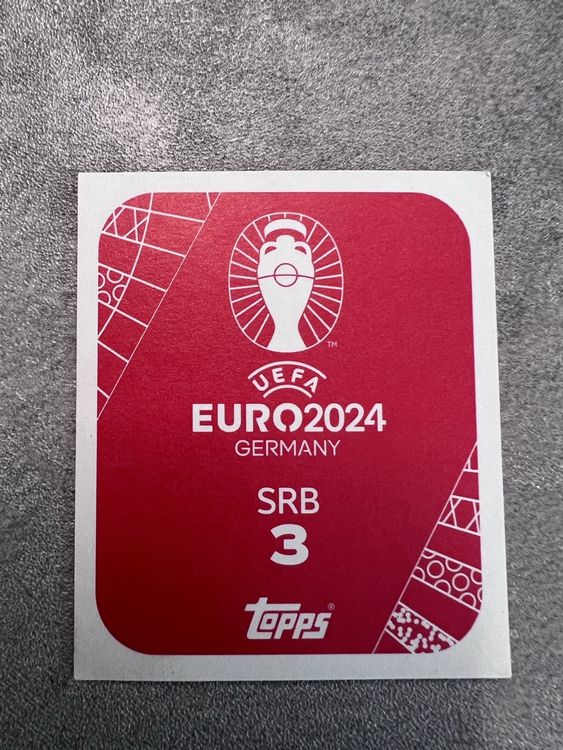 Topps euro 2024 - SRB 3 - Sergei Milinkovic-Savic - Gold 2