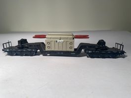 Märklin Schwertransportwagen DB mit Trafo, AC Achsen