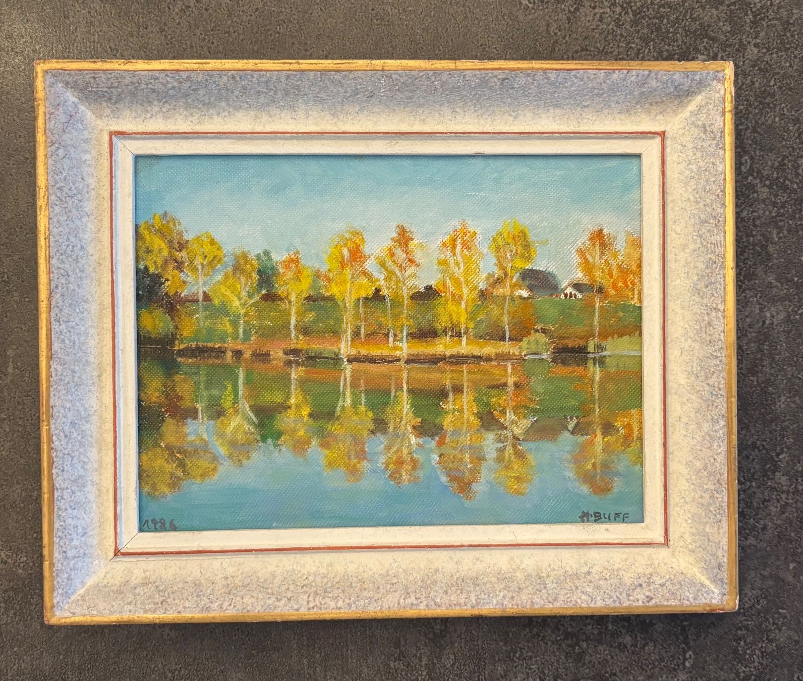 Dipinti: H. BUFF Ölgemälde/Leinwand, post-impressionistischer Stil – Usato da Rütihof venduto da til_68lp 2