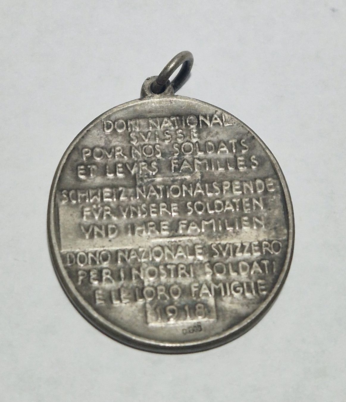 Medaillen: Silbermedaille Schweizer Nationalspende 1918 – Gebraucht aus Winterthur von Sadega 1