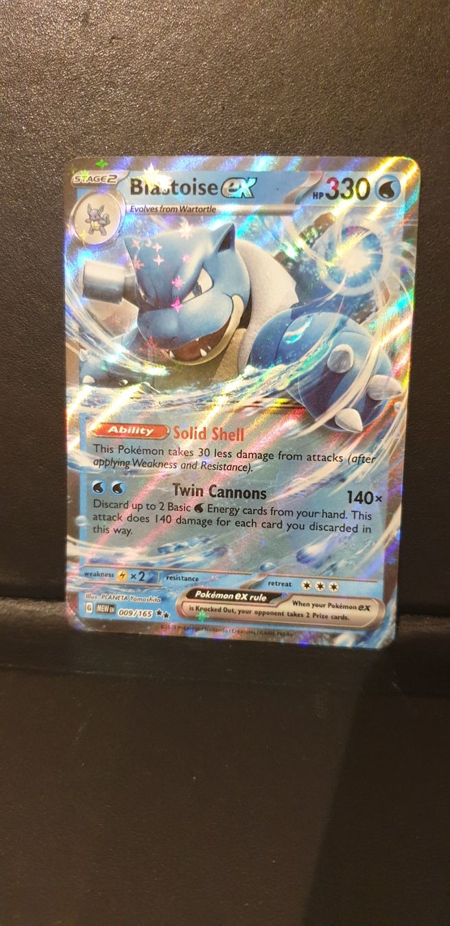 Pokémon Carte collezionabili: Blastoise  ex 009/165 (Neuwertig) – Nuovo (secondo la descrizione) da Steinhausen venduto da pinu09 2