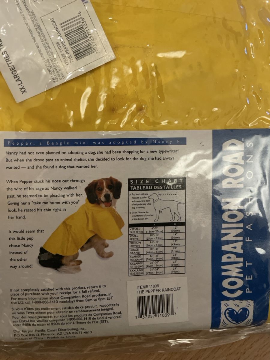 Abbigliamento: Imperméable pour chien – Nuovo e nell'imballaggio originale da geneve venduto da lul_nxf8