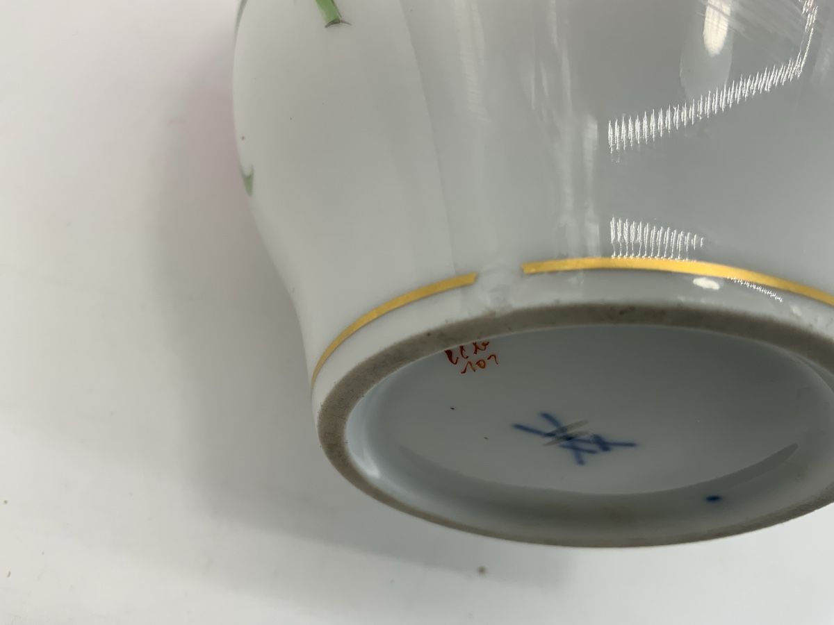 Vasi & Recipienti: Frühlingsvase, Blumenmuster Meissen  – Usato da Erlach venduto da silvia3235 5