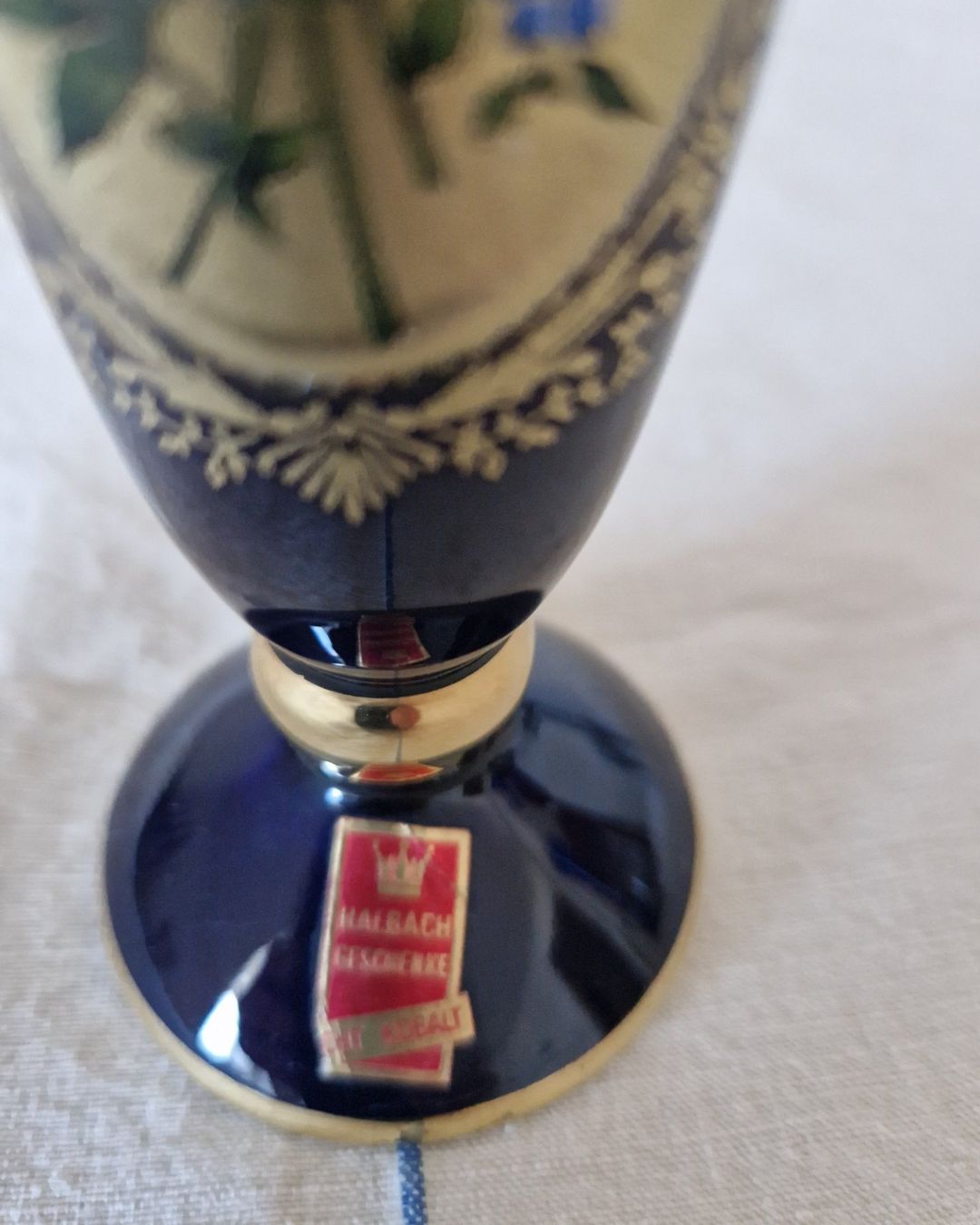 Vasen & Gefässe: Cobalt Vase – Gebraucht aus Bern von Antikbatik 8