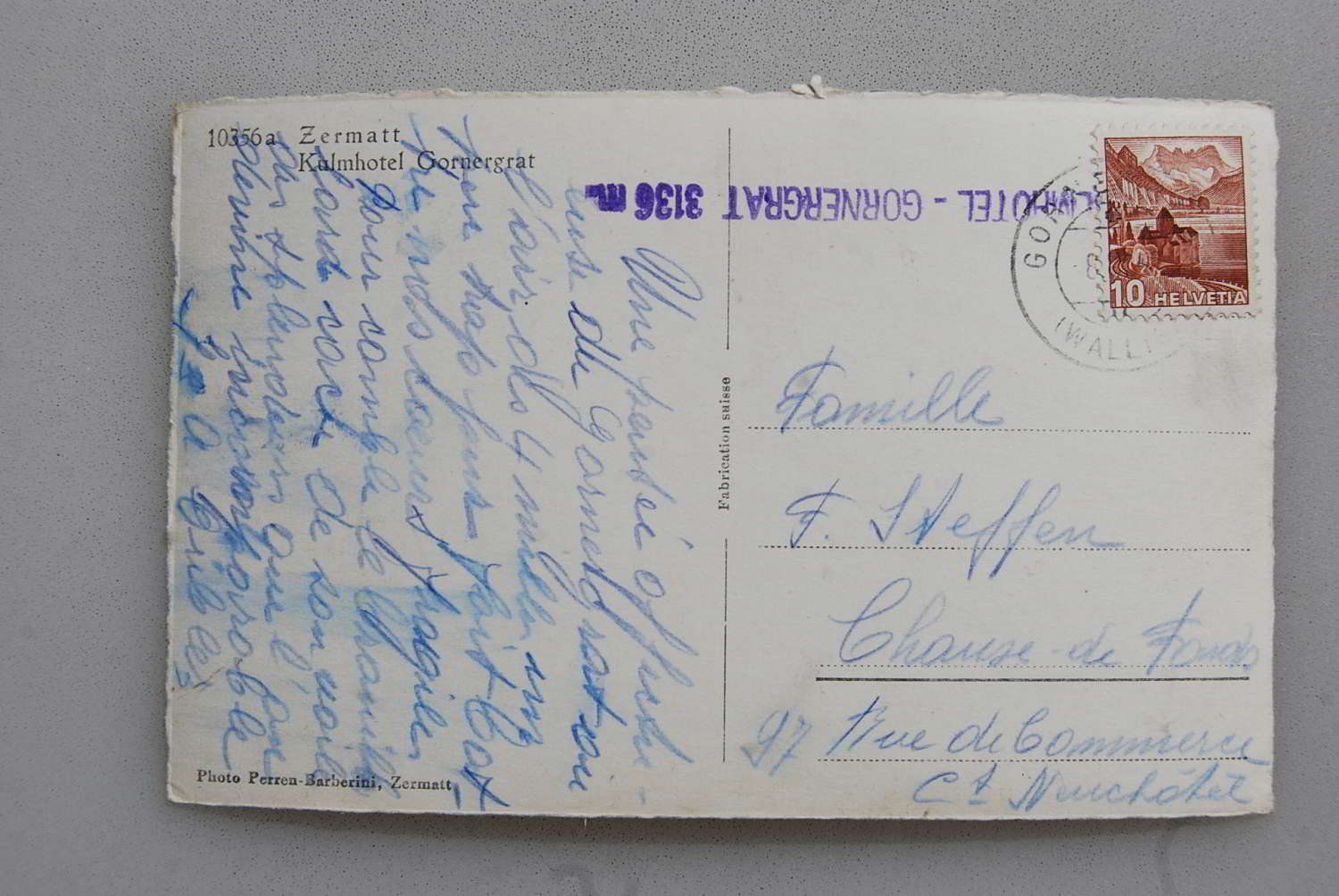 Cartoline postali: AK Zermatt, Kulmhotel Gornergrat – Usato da Rüfenacht BE venduto da Toro06 1