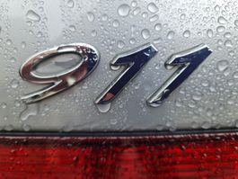Porsche 911 Heckemblem - Neu Chrom Silber