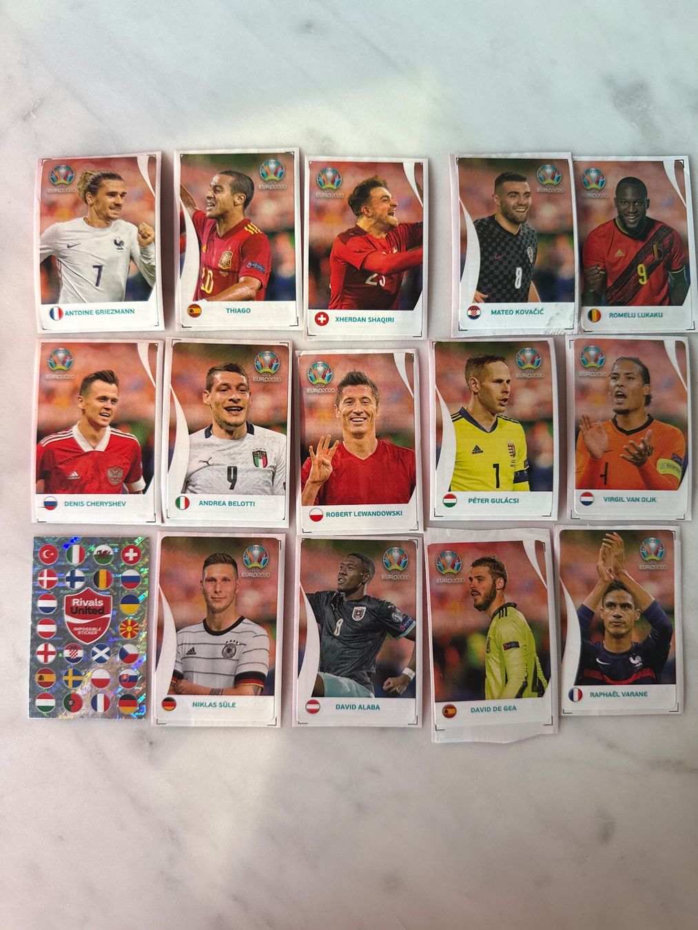 Coca-Cola Sammelbilder & Trading cards: 15 Coca Cola Sticker EM 2020 Panini – Gebraucht aus Bern von bestdeal_bern