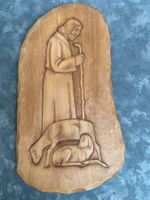 geschnitztes Flachrelief Max Huggler Brienz signiert gemarkt