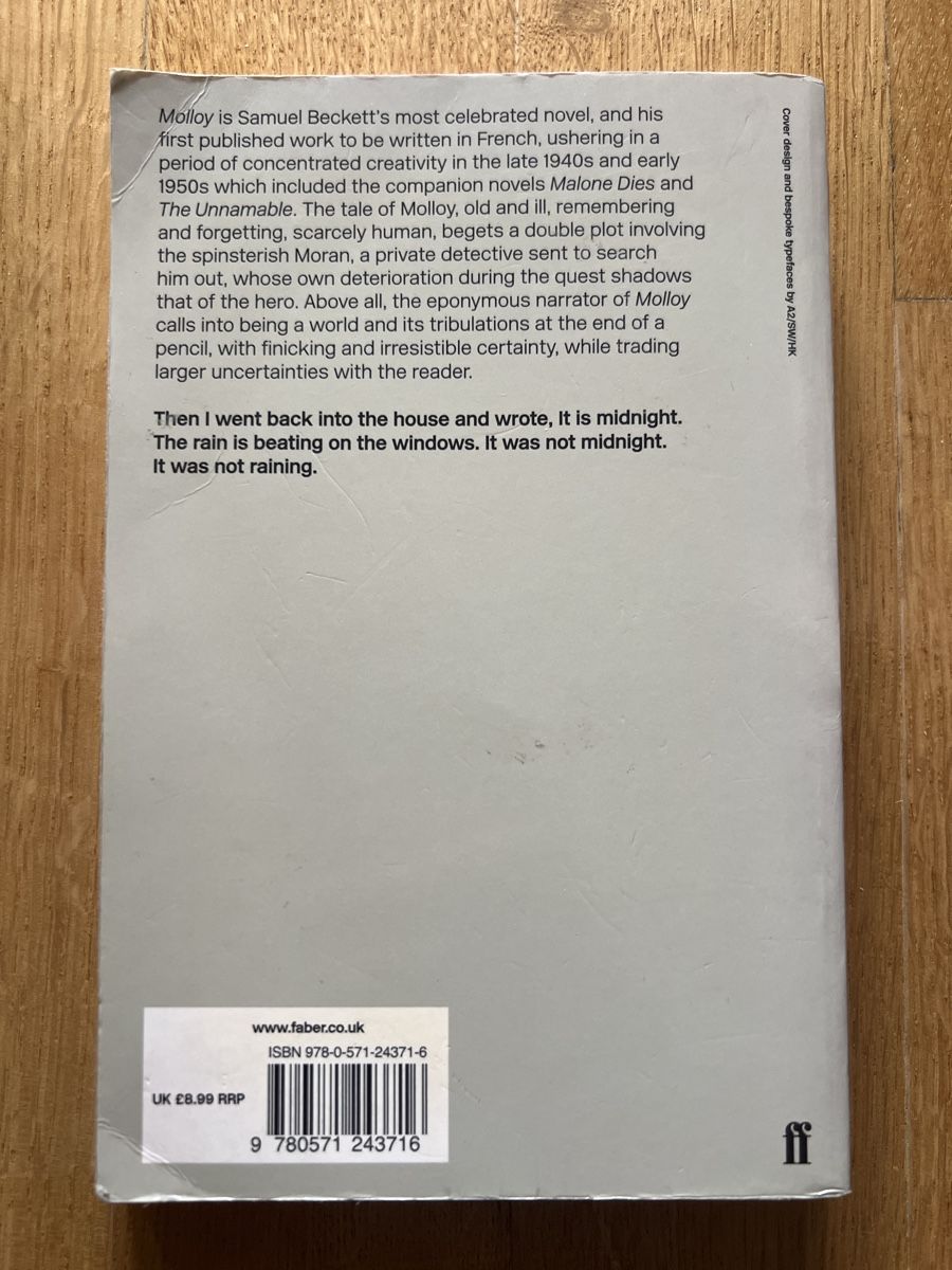 Libri: Samuel Beckett – Molloy – Usato da Bern venduto da Father_Flair 1