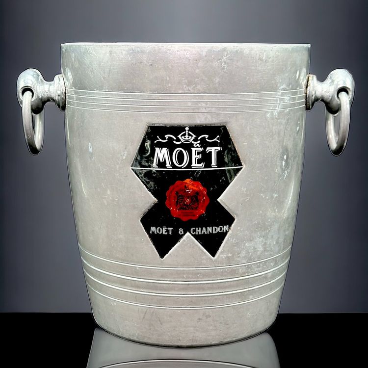 SEAU À CHAMPAGNE Billecart Salmon 1818 Aluminium ARGIT MOD MEAUX Made in France EUR 49,00 - FR