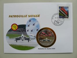 2022, Patrouille Suisse Numisbrief "Hunterfest St. Stephan"