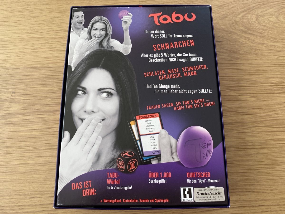 Hasbro Jeux: Tabu – D'occasion à Zollikofen par lou_s568 1