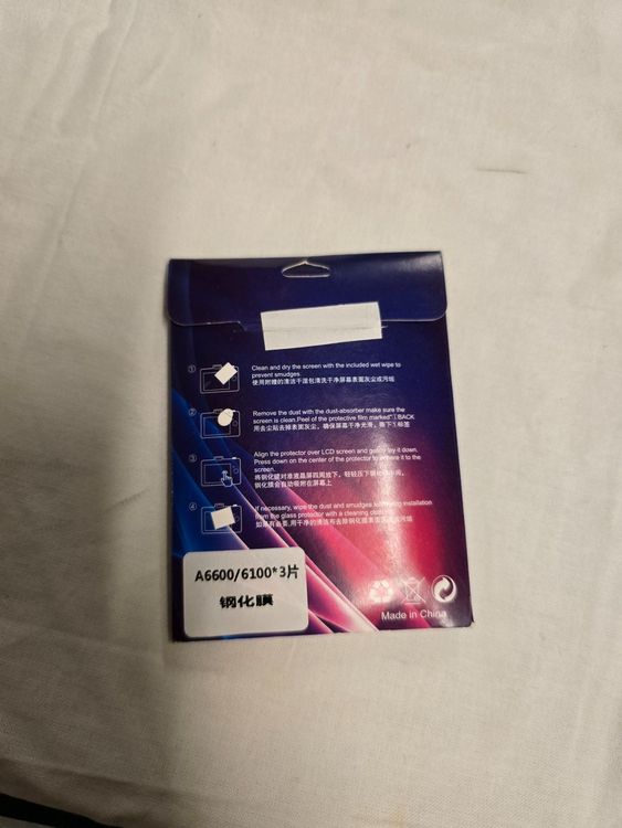 3x Displayschutzfolie A6600/6100 Screen Protector 2