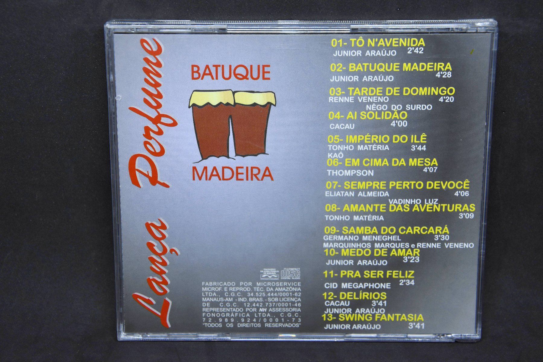 CDs: Lança Perfume - Batuque Madeira – Gebraucht aus Belmont-sur-Yverdon von ag97 2