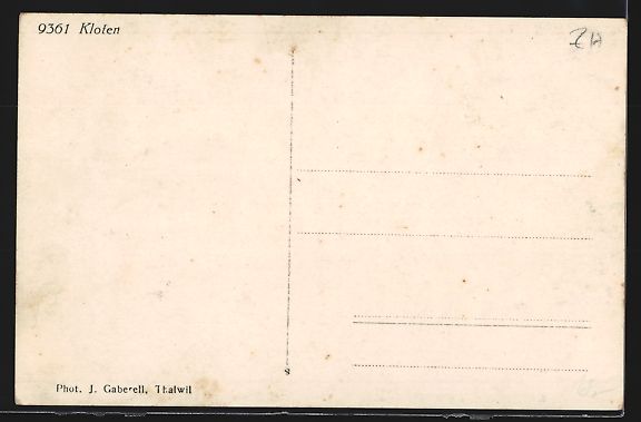 Cartoline postali: AK Kloten, Ortspartie mit Kirche – Usato da Berlin venduto da bartko-reher 1