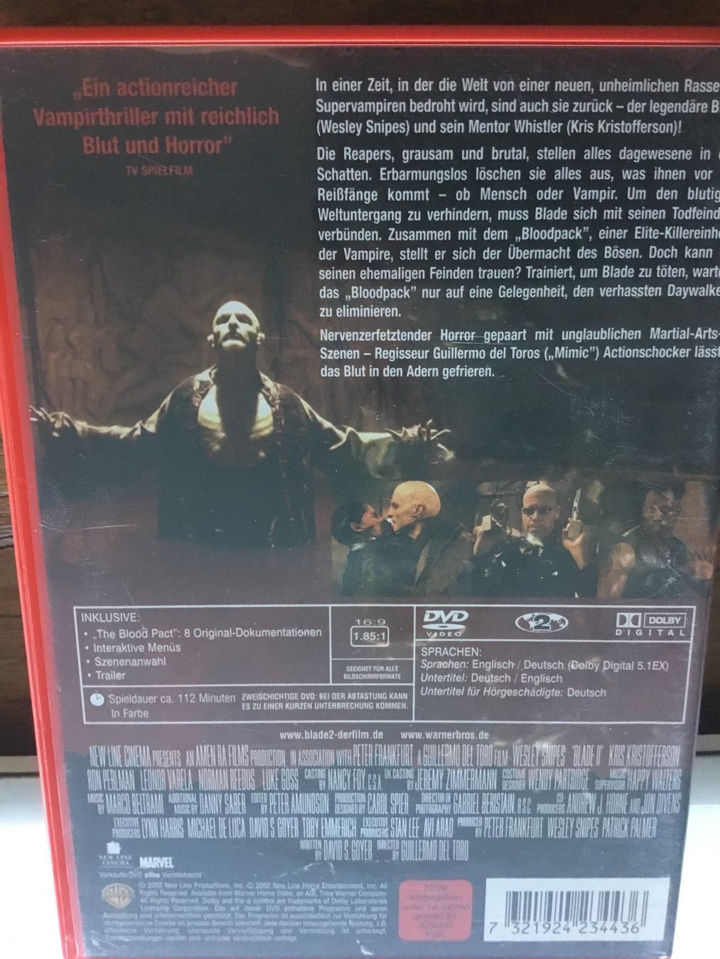 Tutti i DVDs: Blade III DVD mit Wesley Snipes – – Usato da Thierachern venduto da sweden08 1