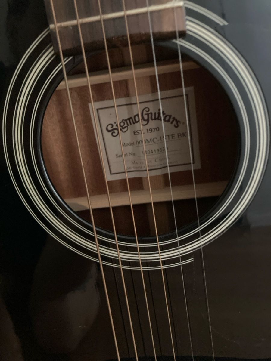 Sigma Instruments de musique: Sigma Guitars 000MC-1E-BK – Neuf (Voir description) à Dielsdorf par Chantal1988 2