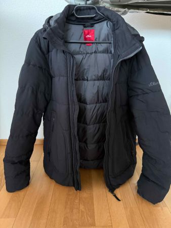 s.Oliver Herren Winterjacke schwarz - Grösse L