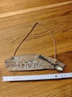 Holzschild "Küche" mit Löffel - Handgemacht Deko, Neu!