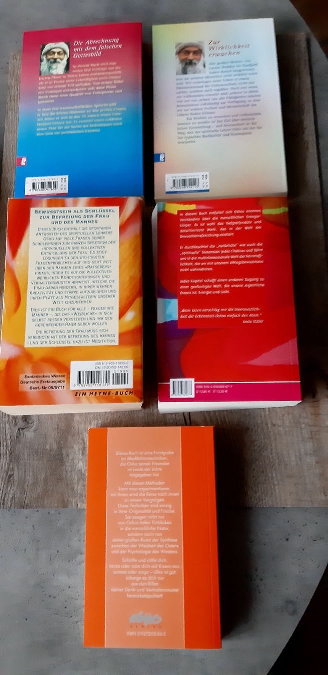 Libri: OSHO  -  5 Taschenbücher – Usato da Tagelswangen venduto da BrigittaC01 2