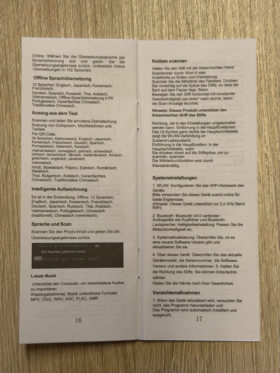 Scanner: Scan-Übersetzungsstift – Nuovo e nell'imballaggio originale da Dulliken venduto da Erfolgreich05 8