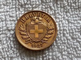 2 centimes/rappen 1927