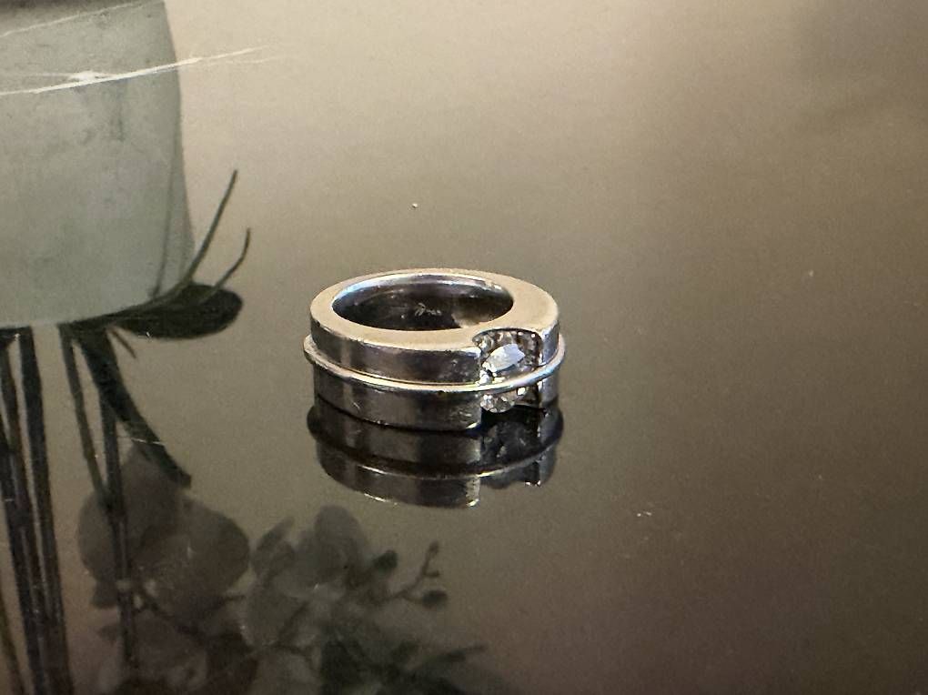 Anelli: Ancienne bague or blanc 750 et diamant – Usato da montreux venduto da Always-Good 3