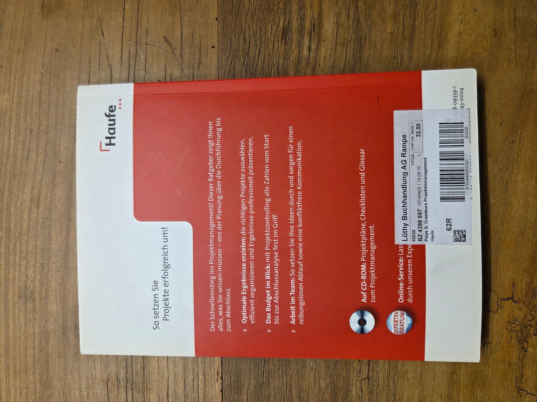 Livres: Crashkurs Projektmanagement – D'occasion à Wallisellen par Minco 1