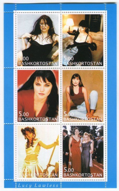 Tous les timbres: Block "Lucy Lawles". Baschkortostan – Neuf avec emballage d'origine à Basel par Butsch5
