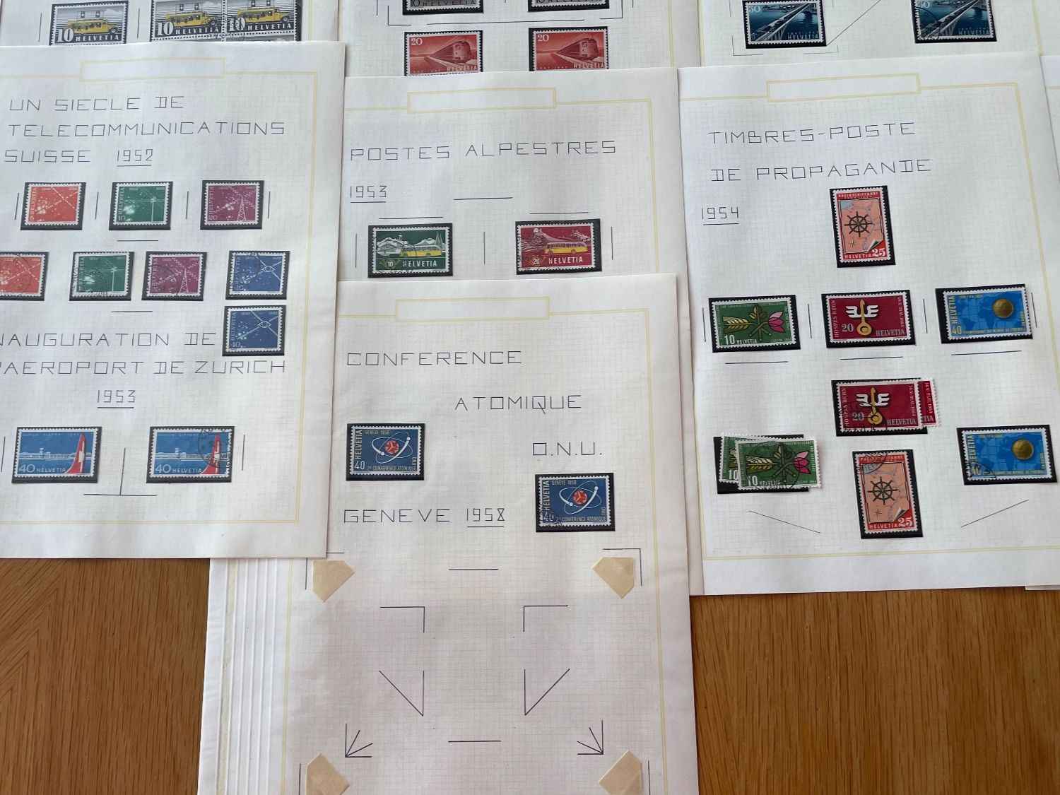 Tutti i francobolli: PAX, 26 p. collection soignée – Usato da Sonceboz-Sombeval venduto da Comment2 8