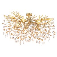 Deckenleuchte, Gold, 85 cm x 50 cm