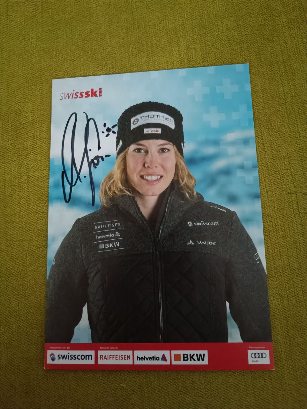 Autographes: Michelle Gisin - handsigniert – D'occasion à Menziken par Autogramme