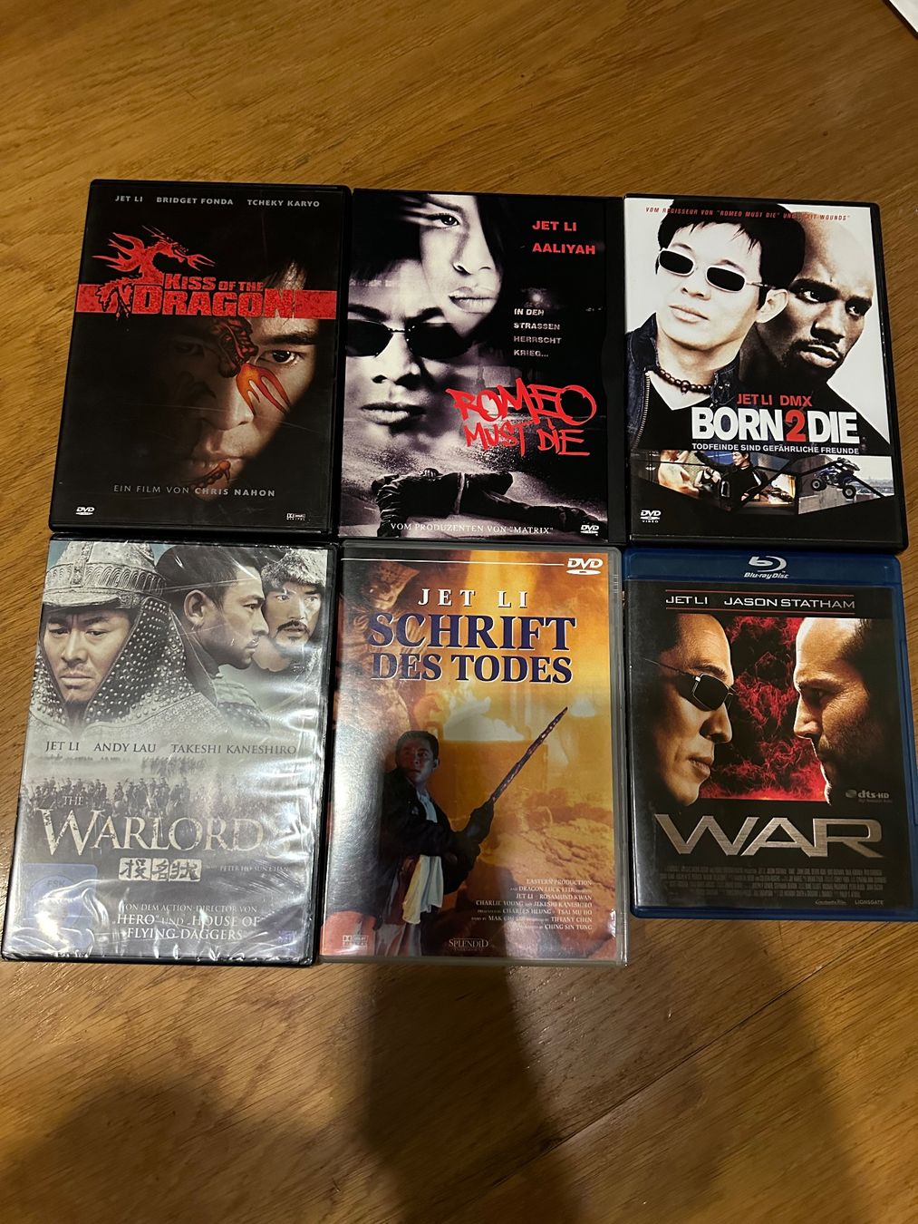 Tutti i DVDs: Jet Li Sammlung 24 DVD Bluray Shaolin China – Usato da Benken ZH venduto da Audi-erich 2