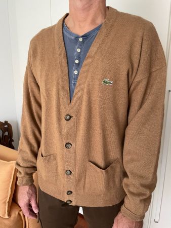 Gilet LACOSTE camel