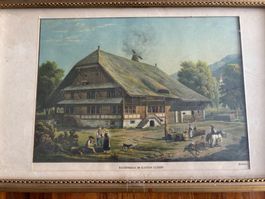 Bauernhaus Kanton Luzern 31,5 x 19 cm