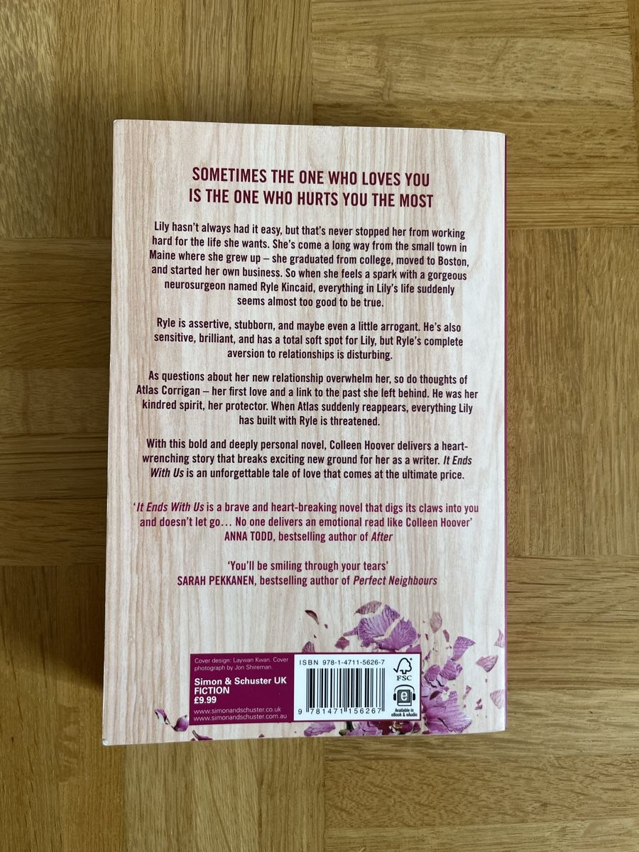 Libri: Colleen Hoover - It Ends With Us – Usato da Kilchberg ZH venduto da celinaemi 1