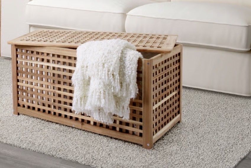Ikea Truhen: IKEA Holz Truhe mit Deckel (Hol) – Gebraucht aus Muttenz von Tonsorten