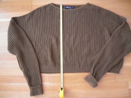 Oversize Strick Pullover FB Sister Olivgrün Gr S
