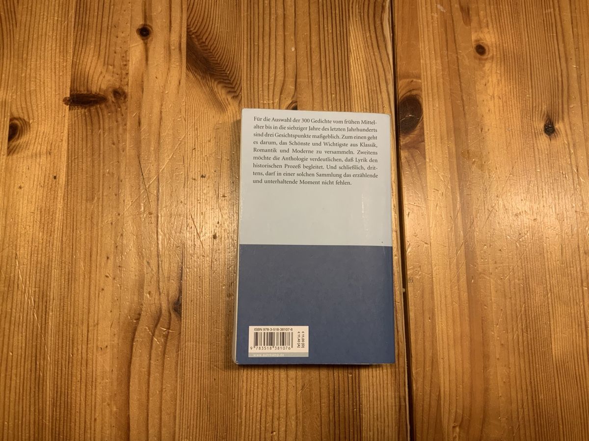 Bücher: Buch Deutsche Lyrik Hanspeter Brode – Gebraucht aus Ostermundigen von Bolette 1