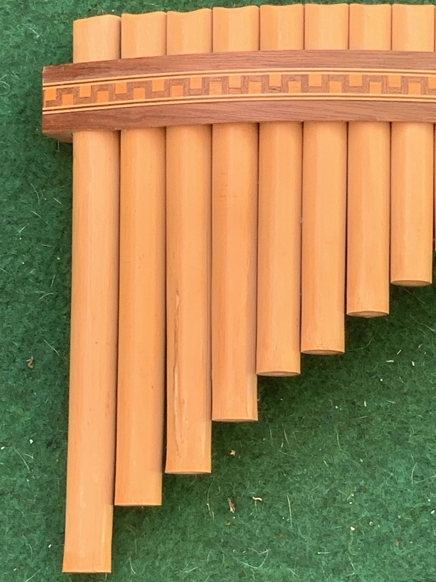Musikinstrumente: Panflöte mit 15 Pfeifen  – Gebraucht aus Wangen b. Olten von Finolino28 2