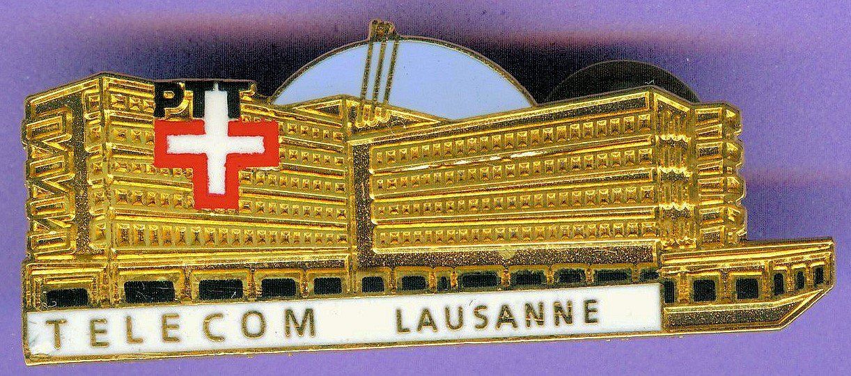 Placchette & Badge: PTT   TELECOM  LAUSANNE – Usato da Winterthur venduto da Sammleroase